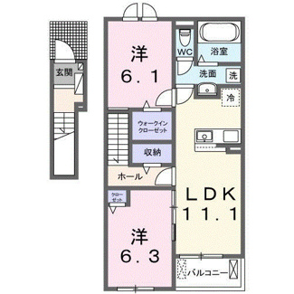 【間取り】 | グランディス | 間取図