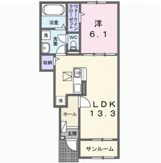 【間取り】 | エルヴェ | 間取図