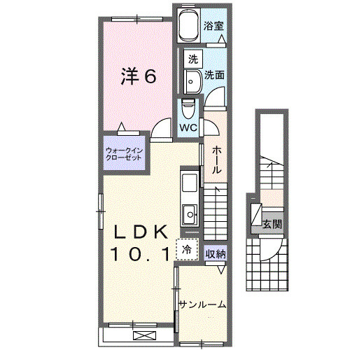 モデルノⅡの間取り|間取図