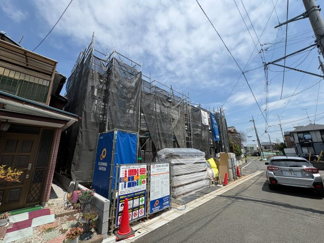 《仲介手数料半額》Bloo,imgGarden志木市中宗岡１丁目　全2棟　2号棟の前面道路含む現地写真
