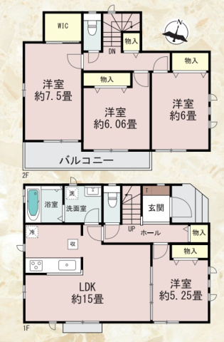 5日(土)6日(日)現地ご見学可能！　尼崎市西昆陽　全7邸の間取り|A号地