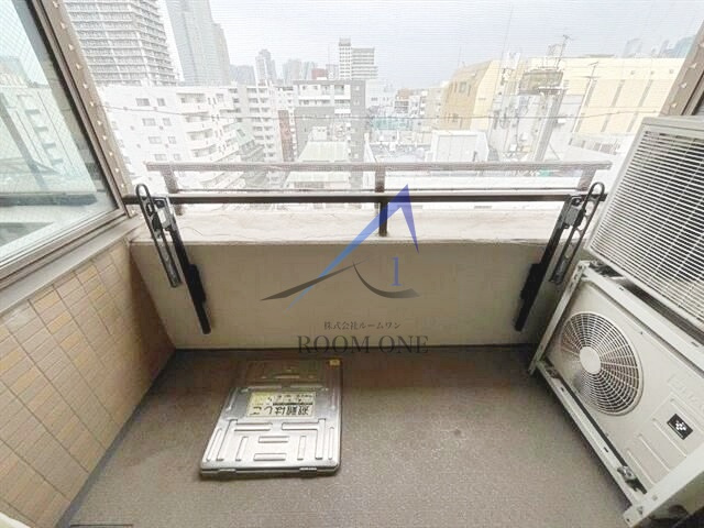 プラハ東京八丁堀のバルコニー|バルコニーです。