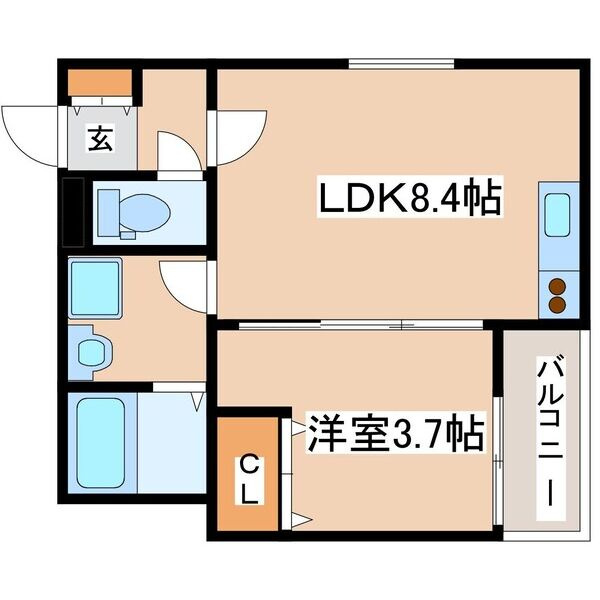 SERIRIA　COMFORT:ABIKOの間取り