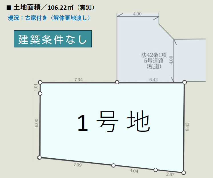 売地／ふじみ野市南台１期の土地図|建築条件なし