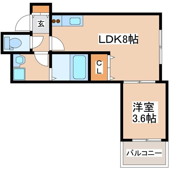 SERIRIA　COMFORT:ABIKOの間取り