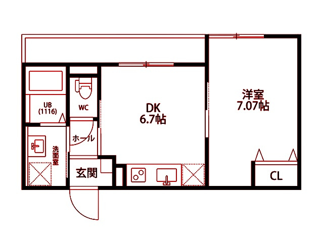 【間取り】 | アムール菊名