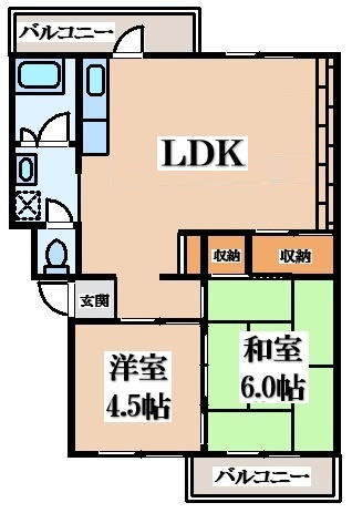 【間取り】 | 庭代台団地