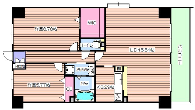 【間取り】 | エスヴェール北梅田