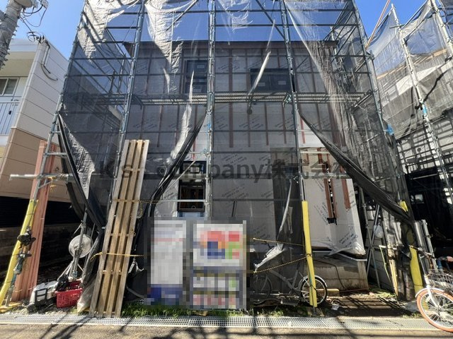 ◎茅ヶ崎市室田3丁目　新築戸建　2号棟の前面道路含む現地写真|2026.8.2撮影◇
