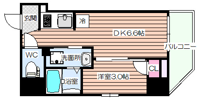 【間取り】 | イルリッシュ西中島