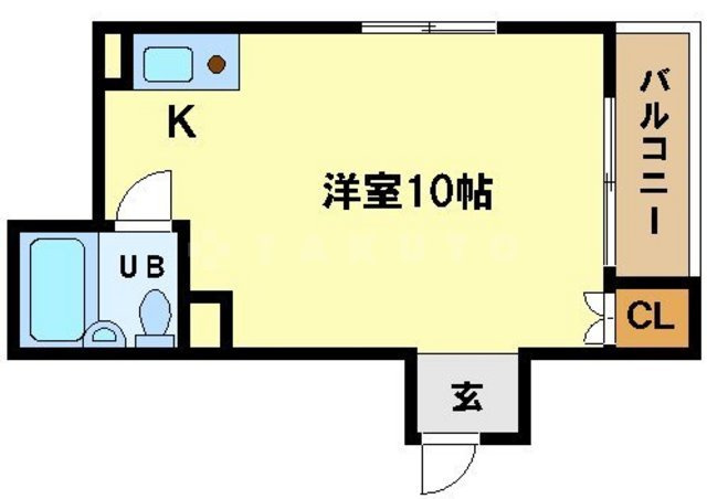 KOYAエスパシオ中之島の間取り|KOYAエスパシオ中之島　開放感ある間取り