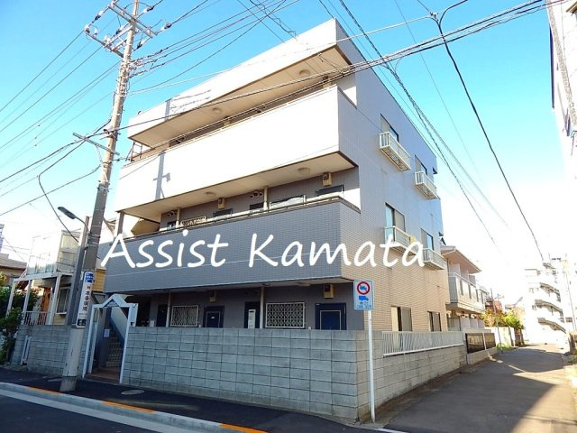 池上ビューハイツのエントランス