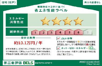 四谷坂町2-9戸建の省エネ性能ラベル