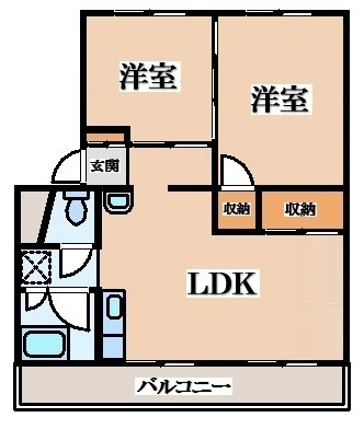 【間取り】 | 晴美台団地