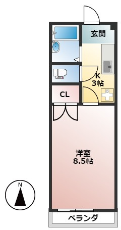 ナイスコート25の間取り|図面と現況に相違ある場合には、現況優先とします