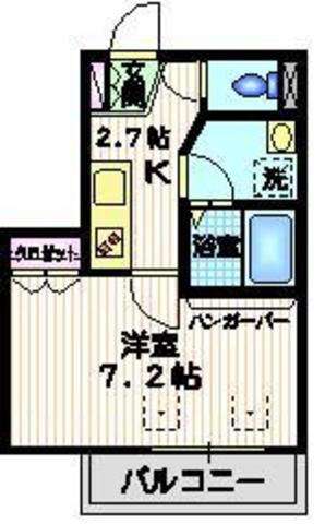 イデアルアパートメント北沢の間取り|最上階のお部屋です