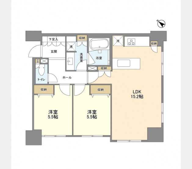 【間取り】 | ＬａＳａｎｔｅ五反田 | 間取
