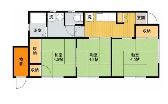 【間取り】 | 3Kは、キッチンと3つの居室がある間取りで、兄弟が多いご家庭やルームシェアに適しています。それぞれのプライベート空間を確保しつつ、共同生活を送ることができ、収納スペースも十分に確保できるのが魅力です。