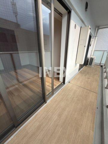 横浜市戸塚区品濃町の賃貸マンションのバルコニー