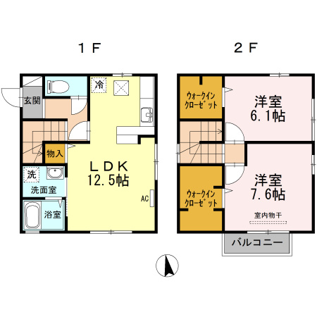 【間取り】 | D－room西ハゼ
