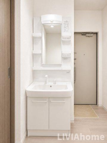 大田区西糀谷３丁目のアパートの独立洗面台|同シリーズの参考写真です。実際の設備・内装は現況を優先とさせていただきます。