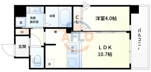 ウエンズ福島フロントの間取り|ウエンズ福島フロント　間取り