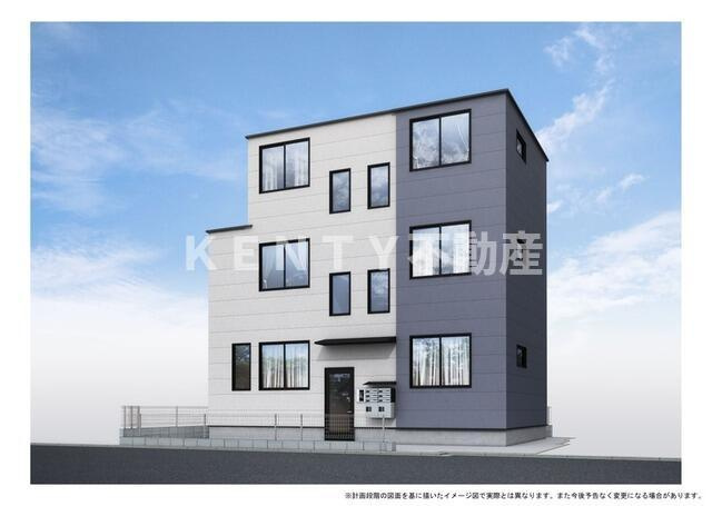 【外観パース】 | フロンティア大崎 | こちら、外観パースです