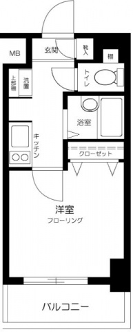 スカイコート文京茗荷谷の間取り