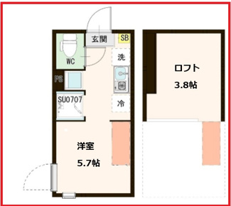 【間取り】 | ハーモニーテラス千住宮元町