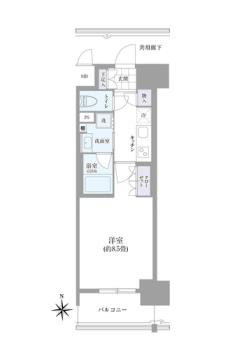 ＯＫＢアヴェニール菊井町の間取り