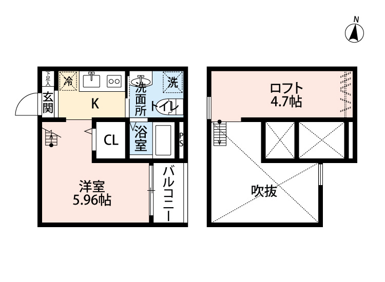 Ｃａｓｔｅｌｌｏ　ｃｈｉａｖｅの間取り