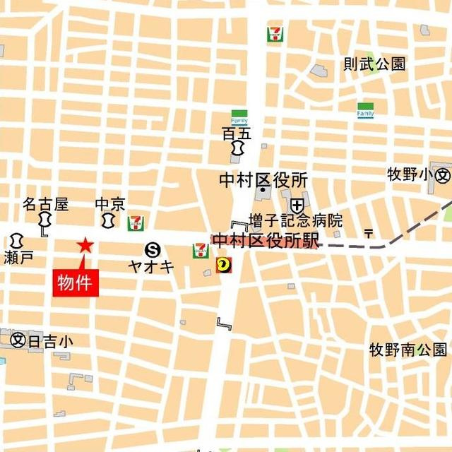 ヒヴィ・カーサ名駅西の地図