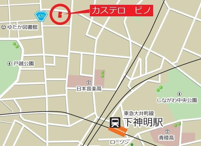 【地図】カステロ　ピノ