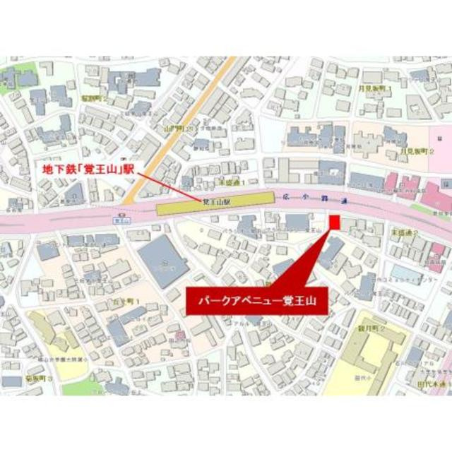 パークアベェニュー覚王山の地図