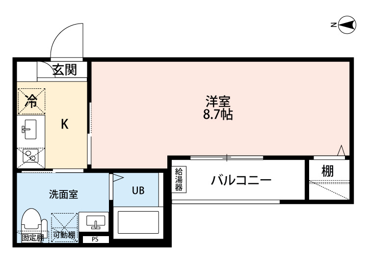 ＣＲＡＳＴＩＮＥ豊が丘の間取り