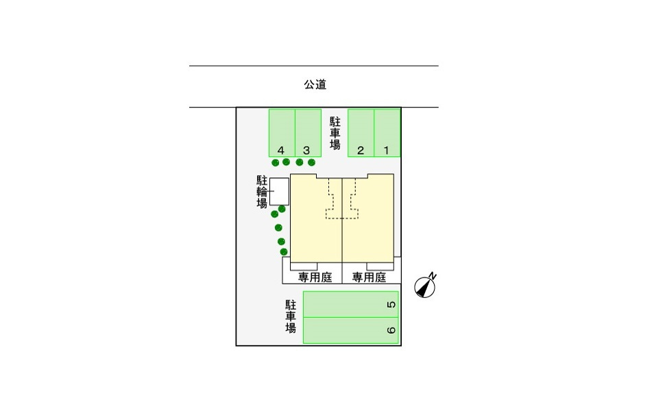 プルミエールの駐車場