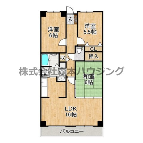 【間取り】 | 　PHOENIX COURT 交野Ⅰ