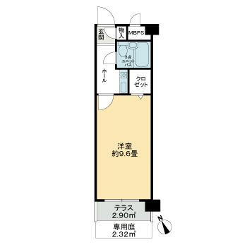 ライオンズマンション名大ウエストの間取り