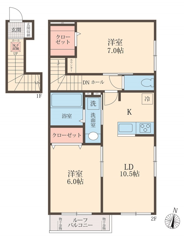 Ｌｉｎｅｒａ Ⅰ Ⅰの間取り