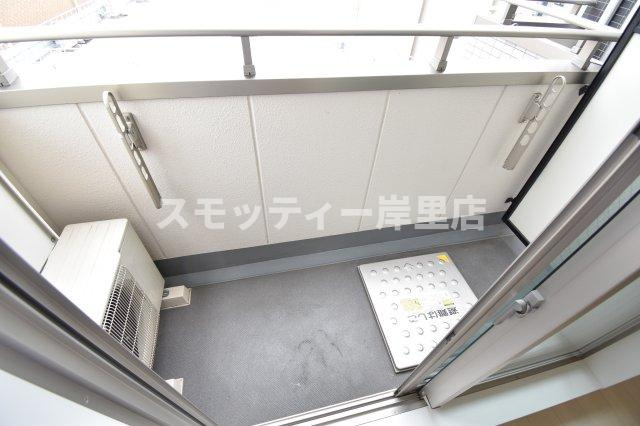 エムズコート玉出のバルコニー