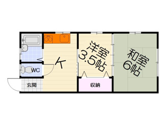 【間取り】 | 大森マンション