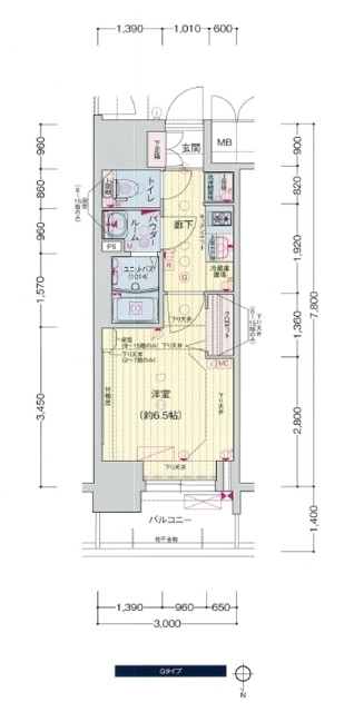 プレサンス広小路通　葵の間取り