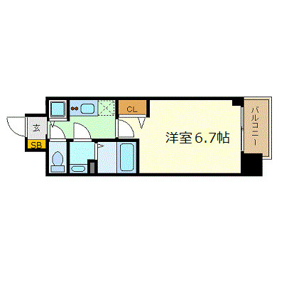 プレサンス金山デュアルの間取り