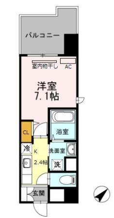 【間取り】 | Hill Flat Osaki