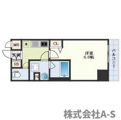 ディアレイシャス大須観音Ⅲの間取り|現況優先