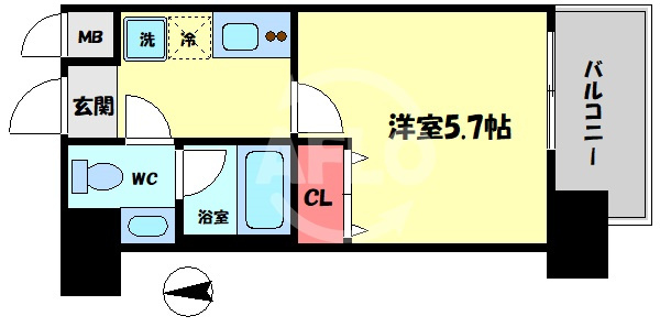 レオンコンフォート新梅田IIの間取り|レオンコンフォート新梅田II　間取り