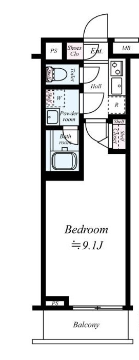 ロアール板橋桜川の間取り|間取りです。
