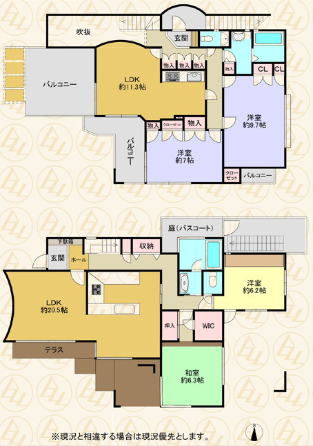 中古戸建　所沢下安松の間取り