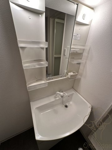 サクシード南森町の独立洗面台