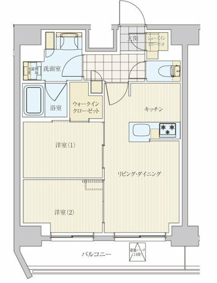 【間取り】 | リビオメゾン戸越銀座